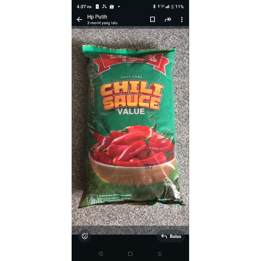 Saos Sambal Mc Lewis 1 kg / Saus Mclewis Macluis Value Chilli Sauce 1000 gr gram bantal pcs