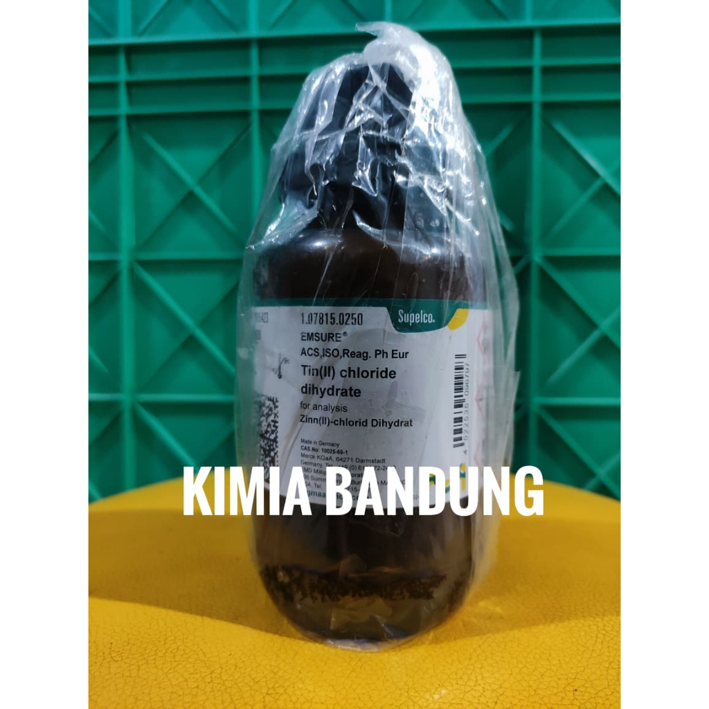 TIN II CHLORIDE / TIMAH II KLORIDA / SnCl2 MERCK 107815 - 250GRAM ORIGINAL