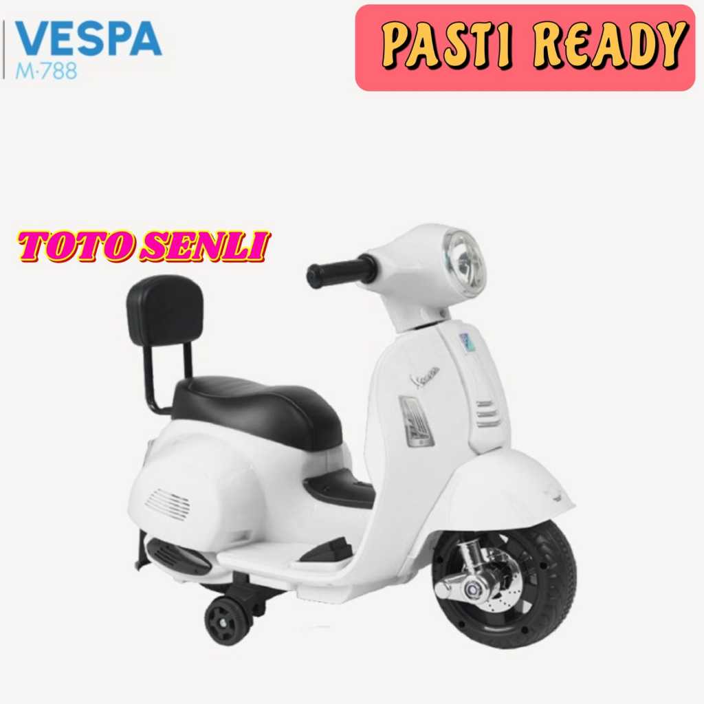 Motor Aki Vespa PMB M-788 Terbaru Motoran Aki Anak Vespa