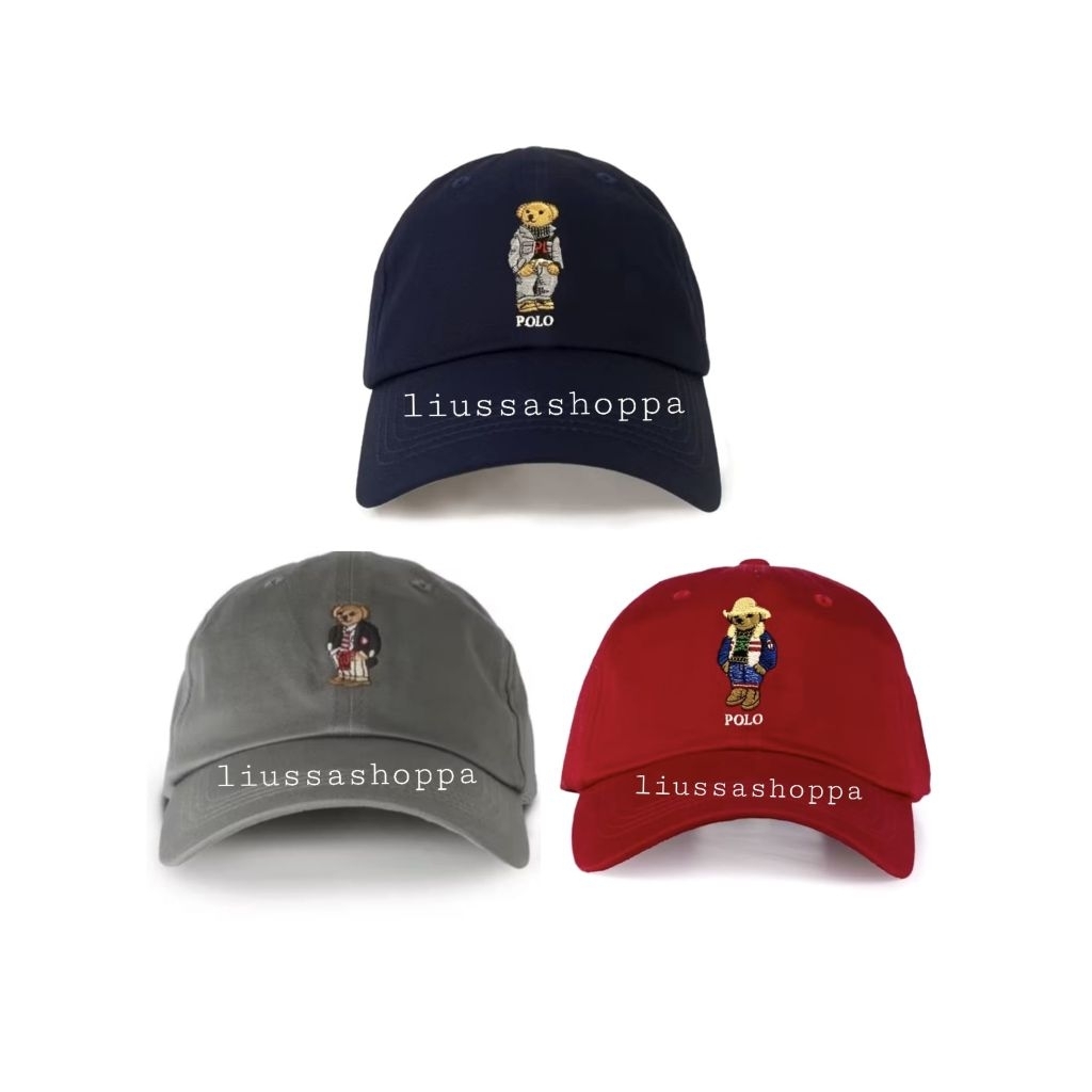 Topi Polo Cap Bear Unisex