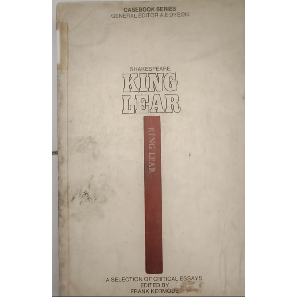 BUKU KING LEAR SHAKESPEARE BEKAS ORIGINAL
