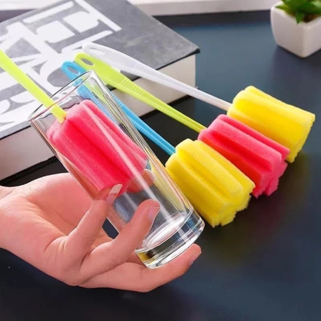 Sikat pembersih botol dot bayi dan gelas alat pembersih botol dot anak