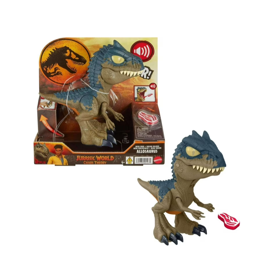 Jurassic World Mega Roar Allosaurus Action Figure