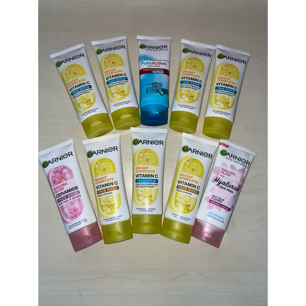 Garnier Face Wash wash 100ml (pink)