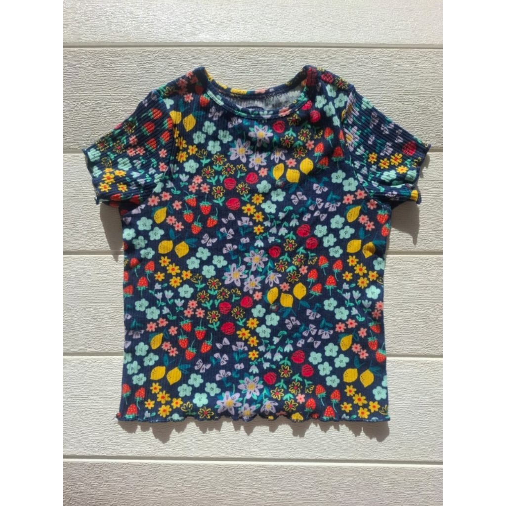 Atasan rib anak perempuan brand