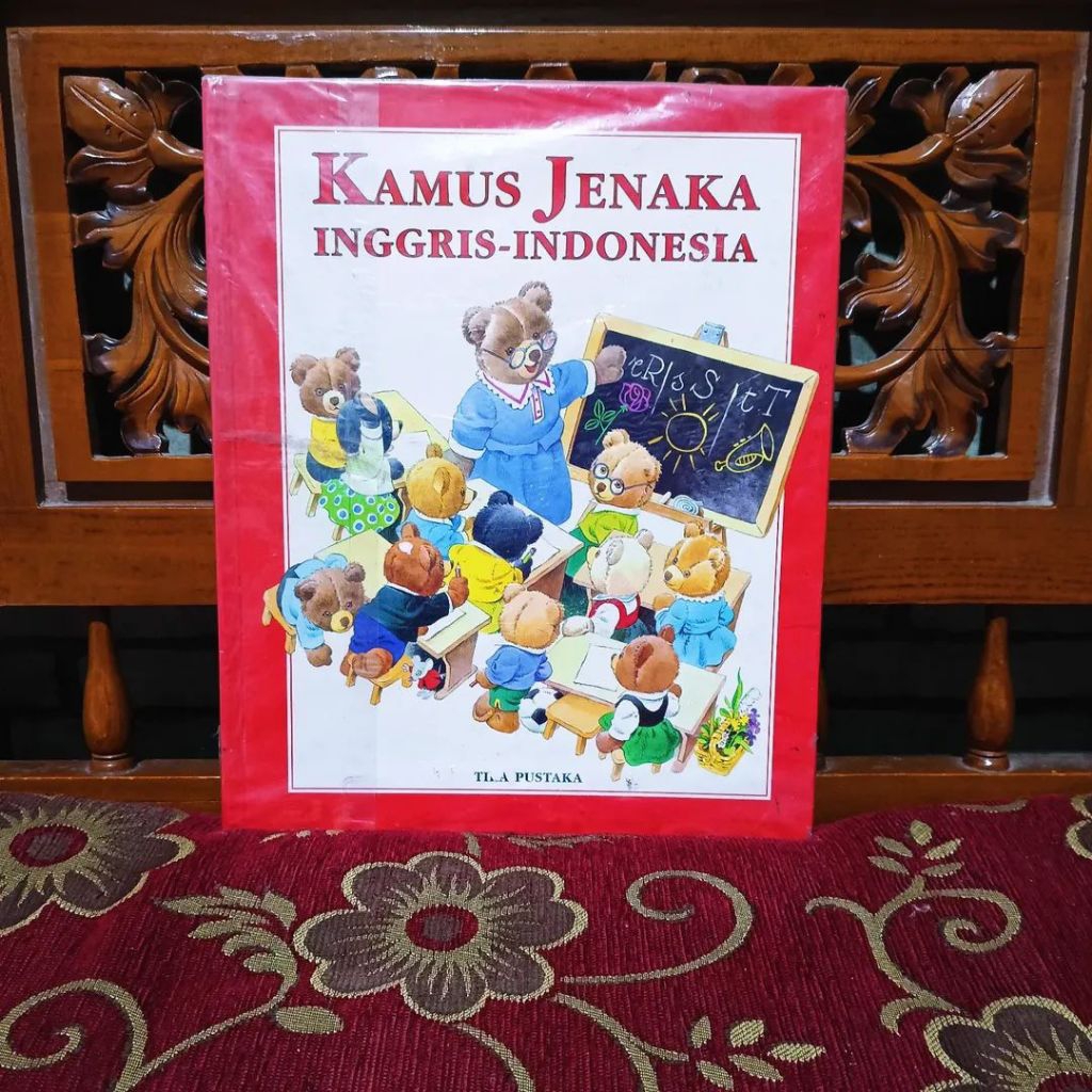 Buku Anak Tony Wolf Kamus Jenaka Inggris-Indonesia