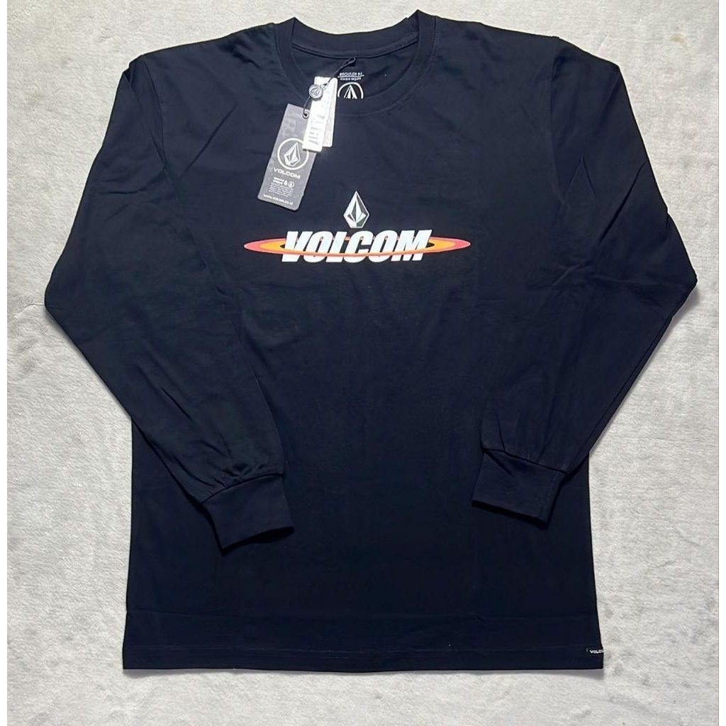 kaos lengan panjang Volcom Black