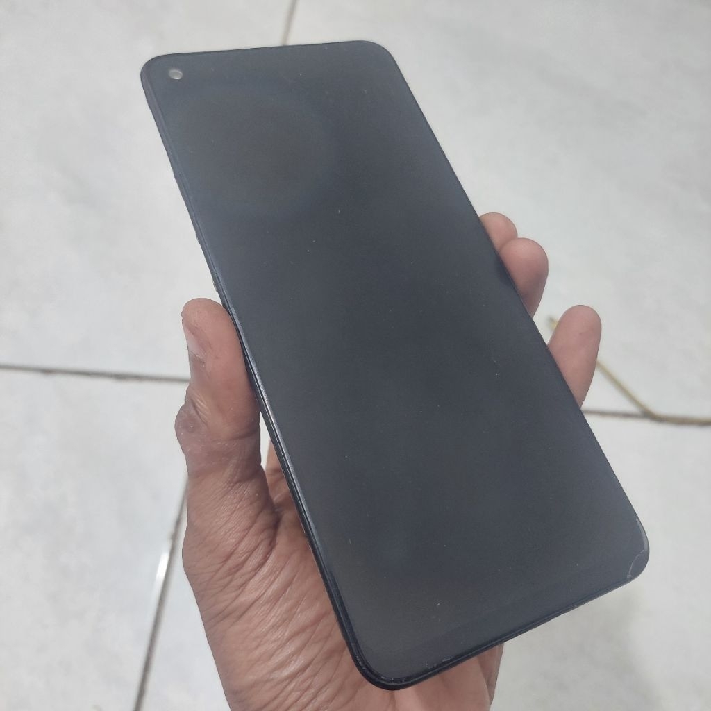 LCD + Frame + Flexible Board Charger Oppo A76 2022 Original Copotan