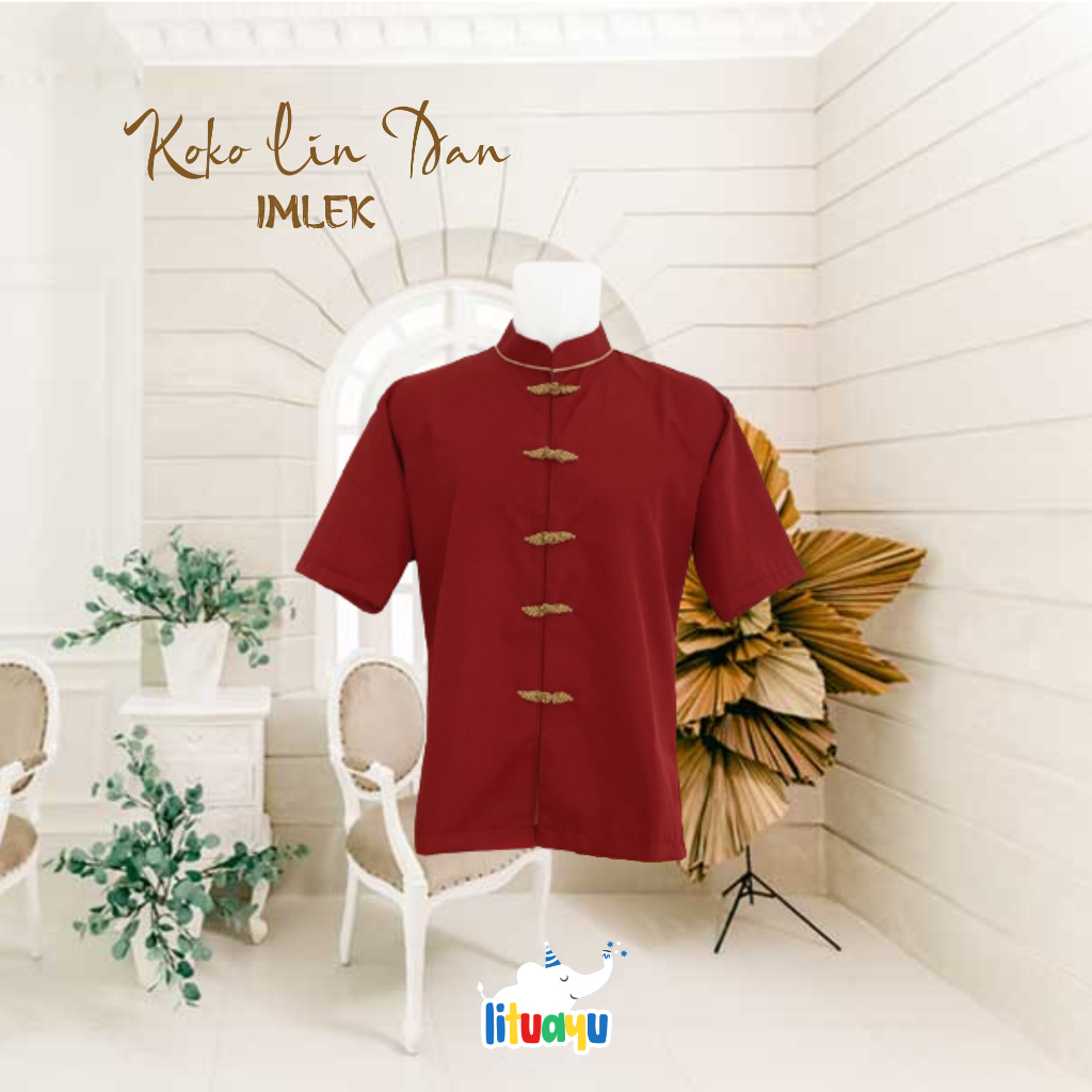 cheongsam anak dan dewasa/baju imlek anak laki laki/koko imlek pria/cheongsam pria terbaru
