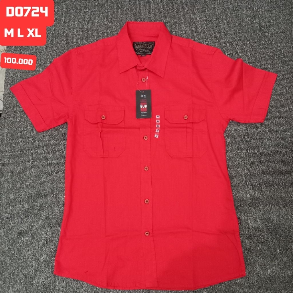 KEMEJA  LENGAN PENDEK PRIA GABRIELLE ORIGINAL