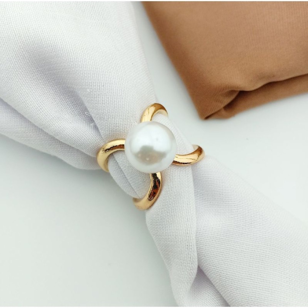 Ring Cincin Hijab / Ring Hijab / Ring Jilbab / Ring Kerudung / Ring Syal / Ring Pita / Bros Cincin /
