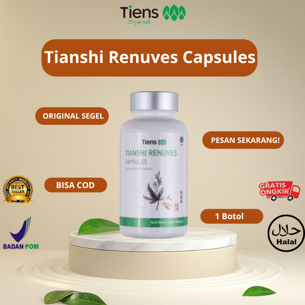 Renuves Tiens Herbal Kapsul Antioksidan 150 Kapsul