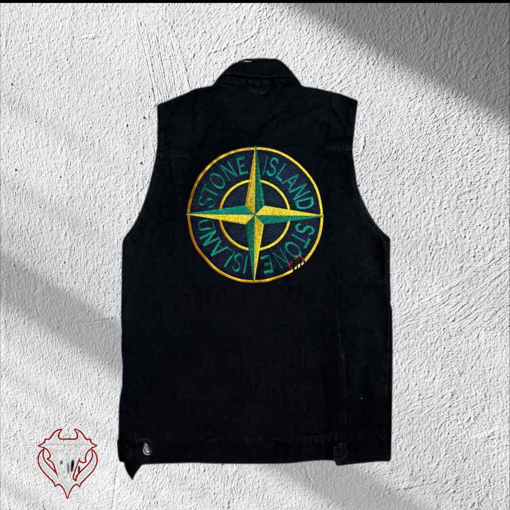 Backpatch bordir stone/emblem bordir ukuran besar,tempelan jahit aksesoris fashion