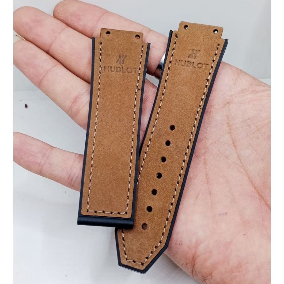 Strap / Tali Jam Hublot Kulit Polos // Hublot Geneva Bludru // Tali Jam Tangan HB Kulit