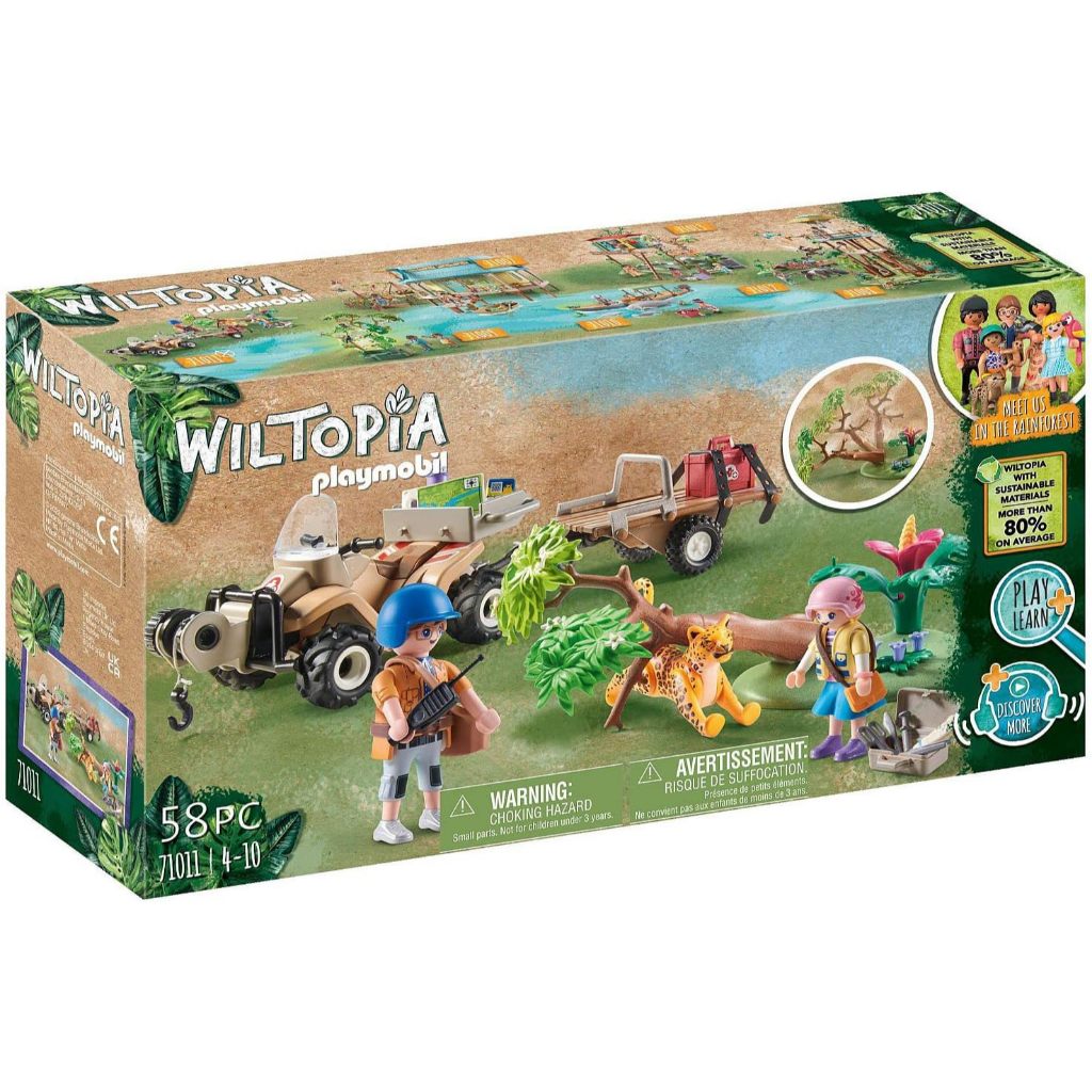 Playmobil Wiltopia Animal Rescue Quad