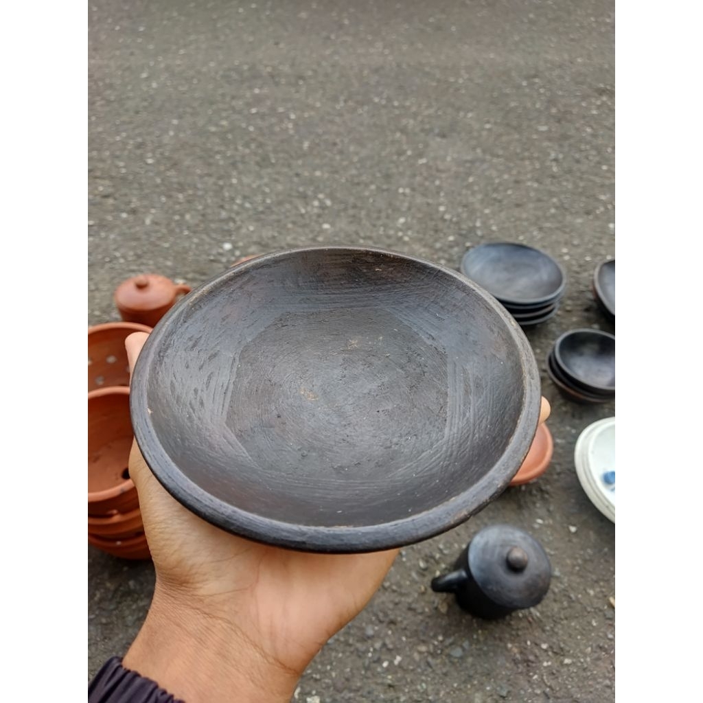 [GERABAH] Cobek wadah sambel mini dari tanah liat alami murahh