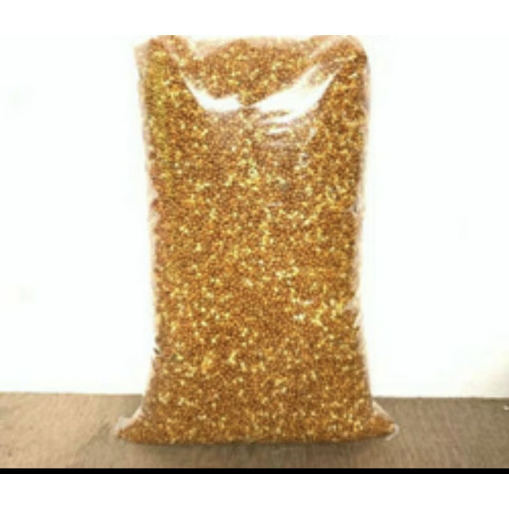 MILET Merah Bijian Pakan Burung kenari love bird