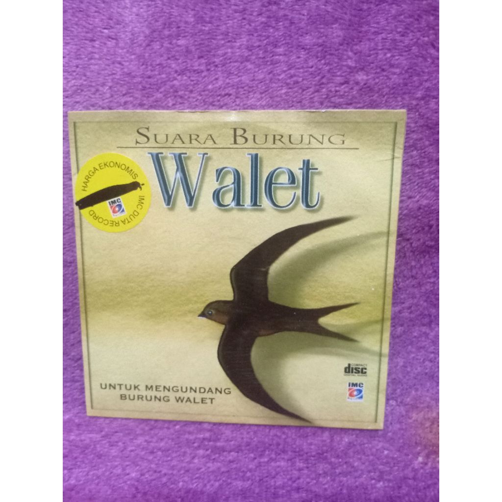 CD SUARA BURUNG WALET