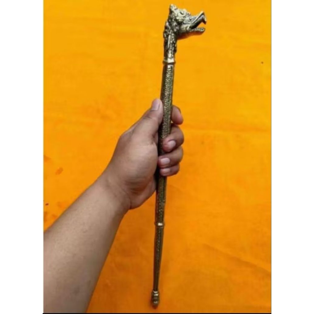 Tongkat Komando Naga Bahan Kuningan