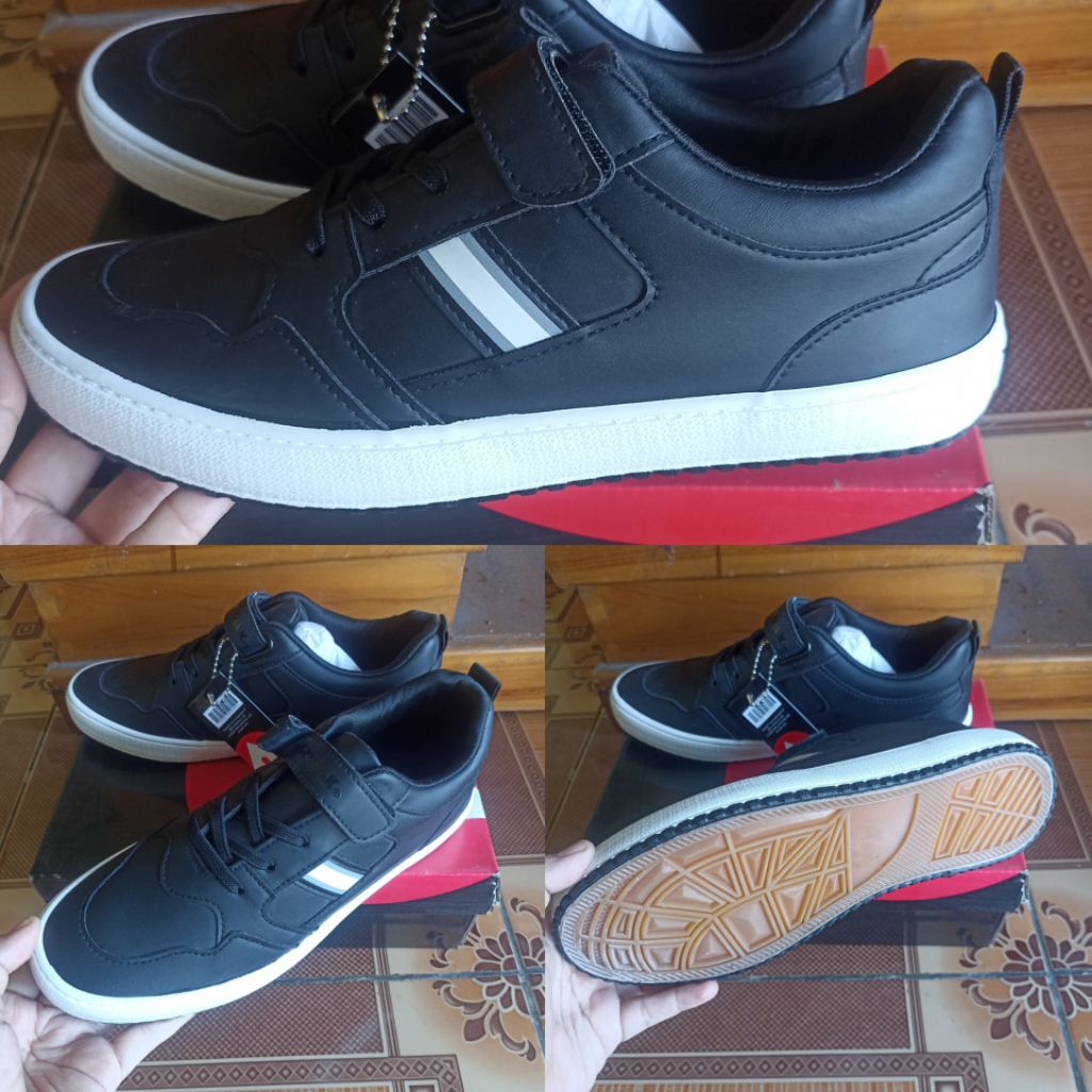 Sepatu Anak Hitam Sol Putih Airwalk Original