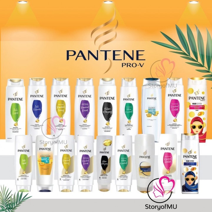 Pantene Shampoo [ Anti Lepek | Aqua Pure | Hijab Anti Ketombe | Fullness & Life ]