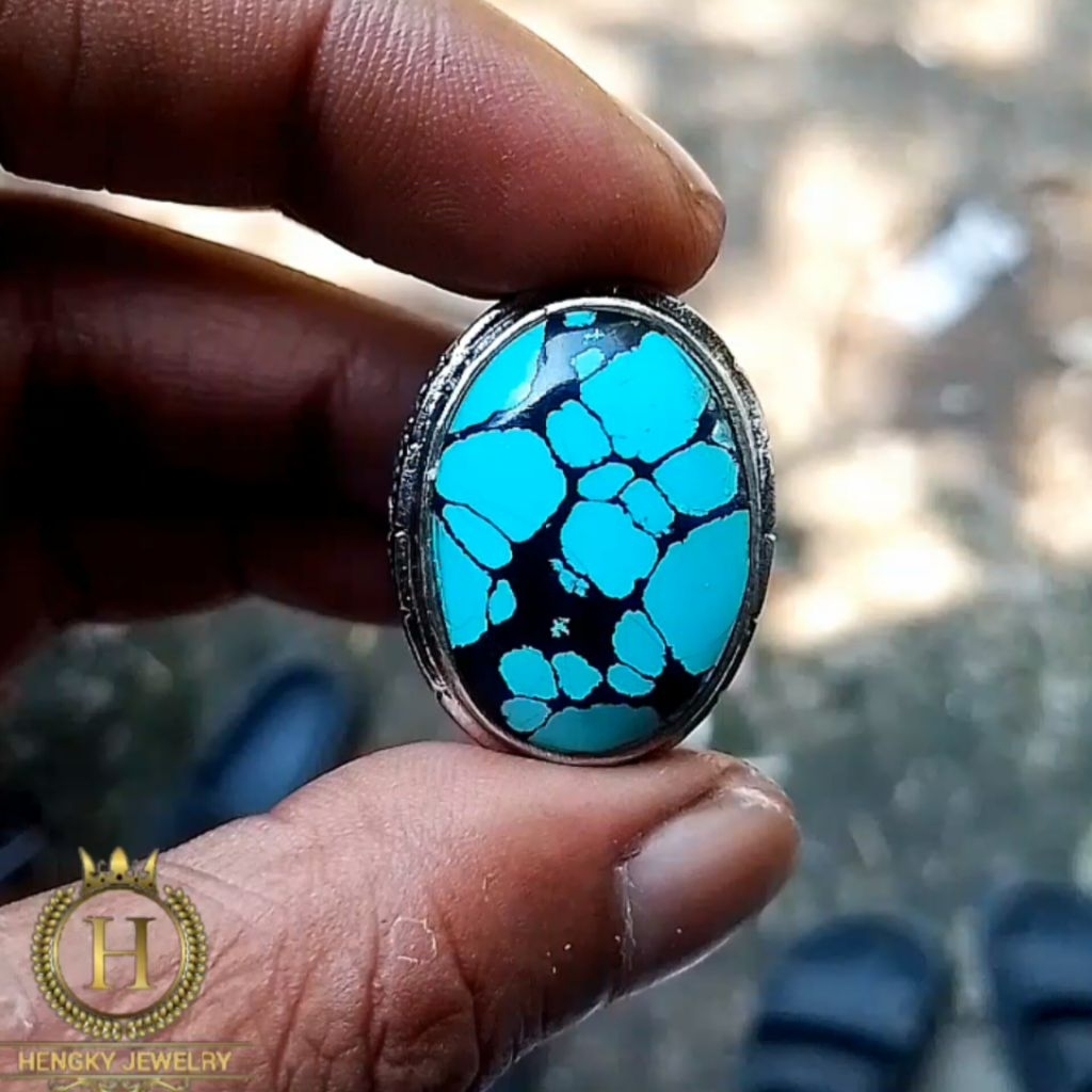 Batu pirus Hubei Ceplok Kuro Jumbo