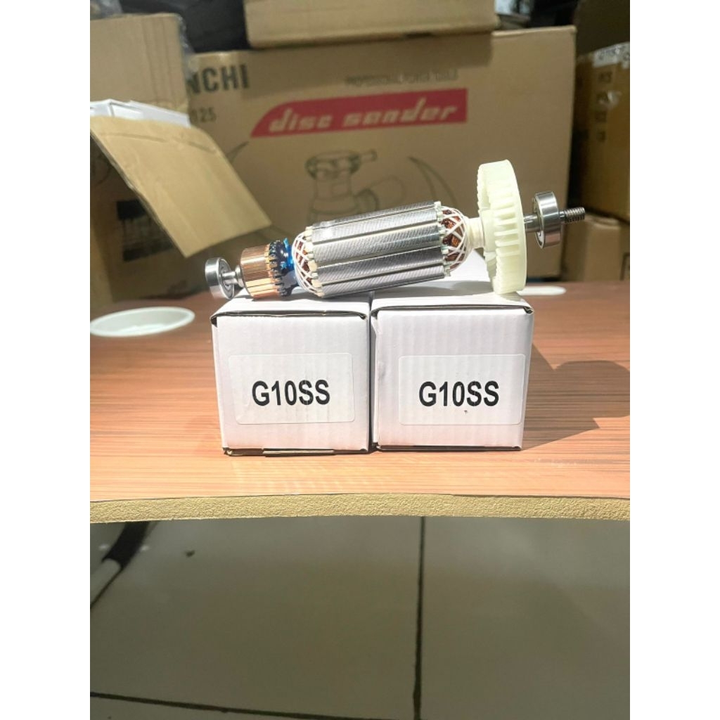 Armature Angker Dinamo Mesin Gerinda Tangan 4" Hitachi G10SS / Angker Mesin Gerinda Hitachi Hikoki G
