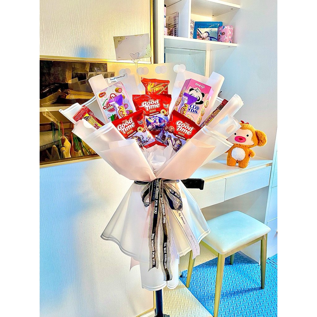 SNACK BOUQUET |PINK |READY|KHUSUS BATAM|