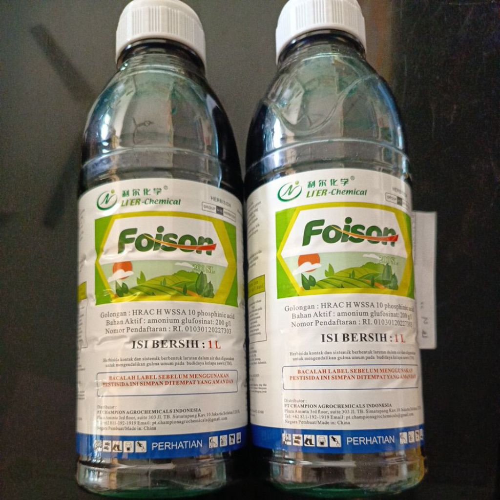 HERBISIDA FOISON 1L amonium glufosinat 200g/l