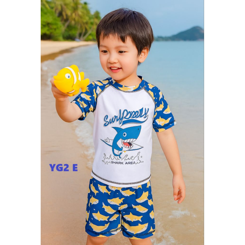 YG2 BAJU RENANG ANAK LAKI LAKI / BAJU RENANG MURAH / BAJU RENANG DINO / BAJU RENANG KOREA