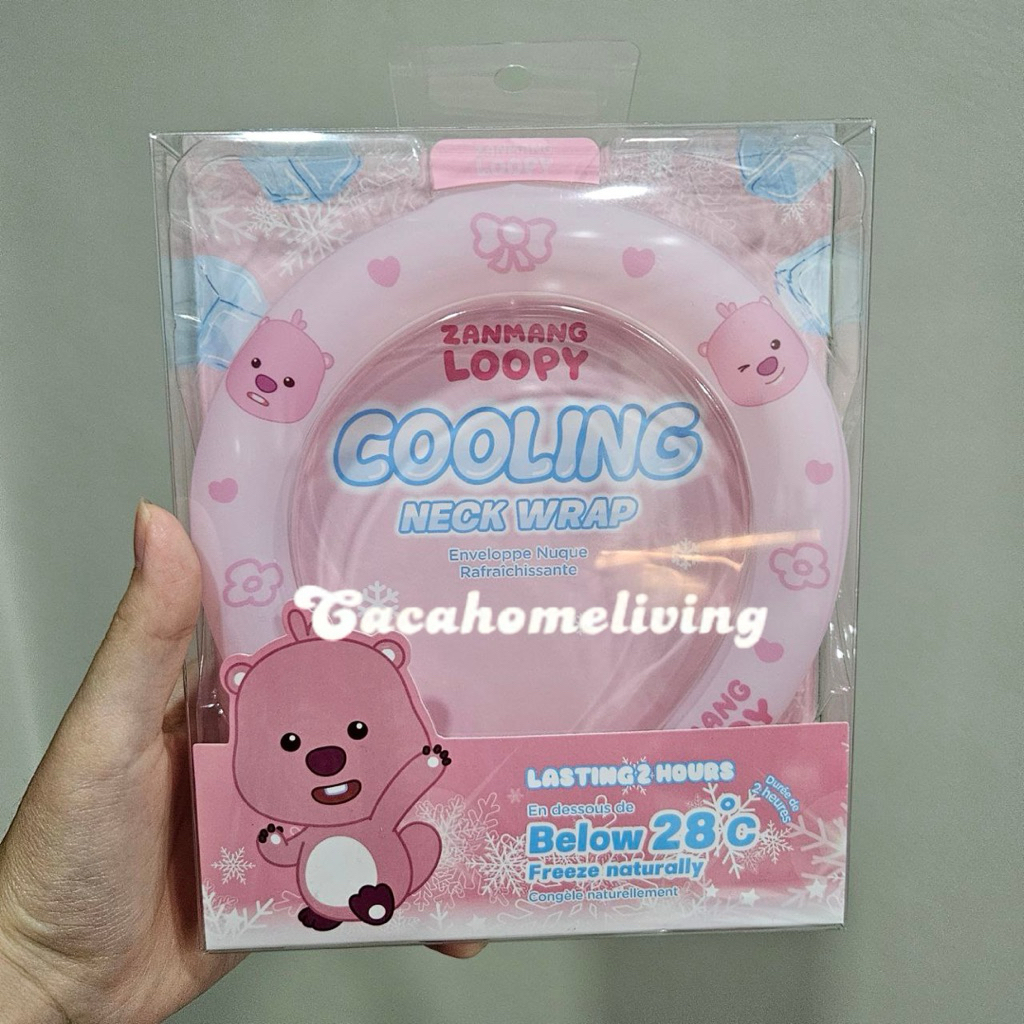 Miniso x Loopy - Cooling Neck Wrap / Pendingin Leher Instant Travel Friendly Loopy Collection