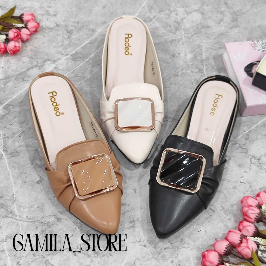 Sandal wanita termurah hak 3 cm FLADEO (hak safari)