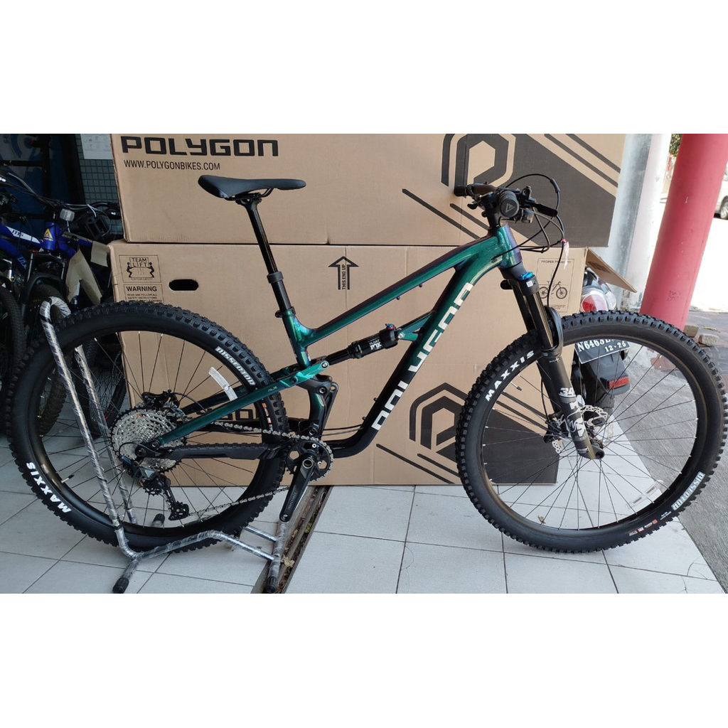 SEPEDA MTB POLYGON 29 inch SISKIU T8 2025 GREY / CHAMELEON GREEN TERBARU GARANSI RESMI