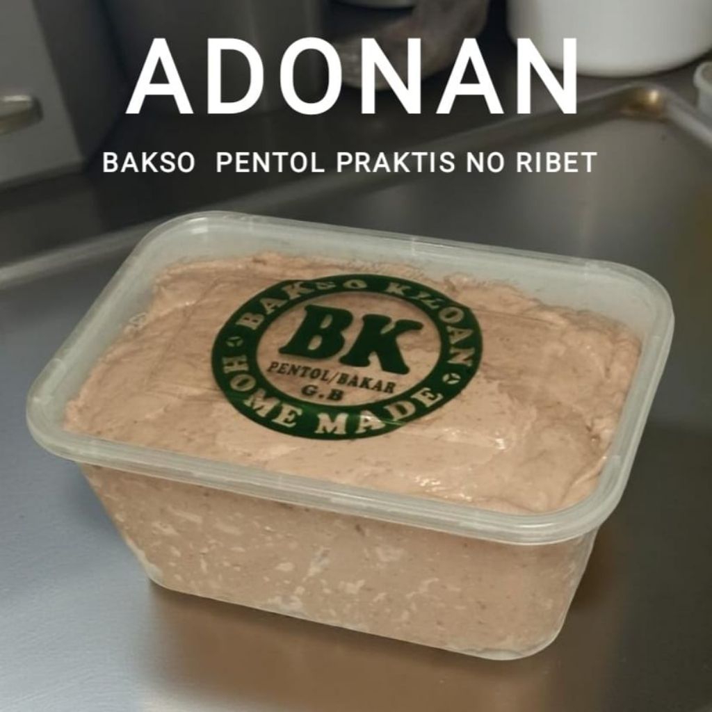 Adonan Bakso, Adonan Bakso Mix, Adonan Bakso Pentol @1kg