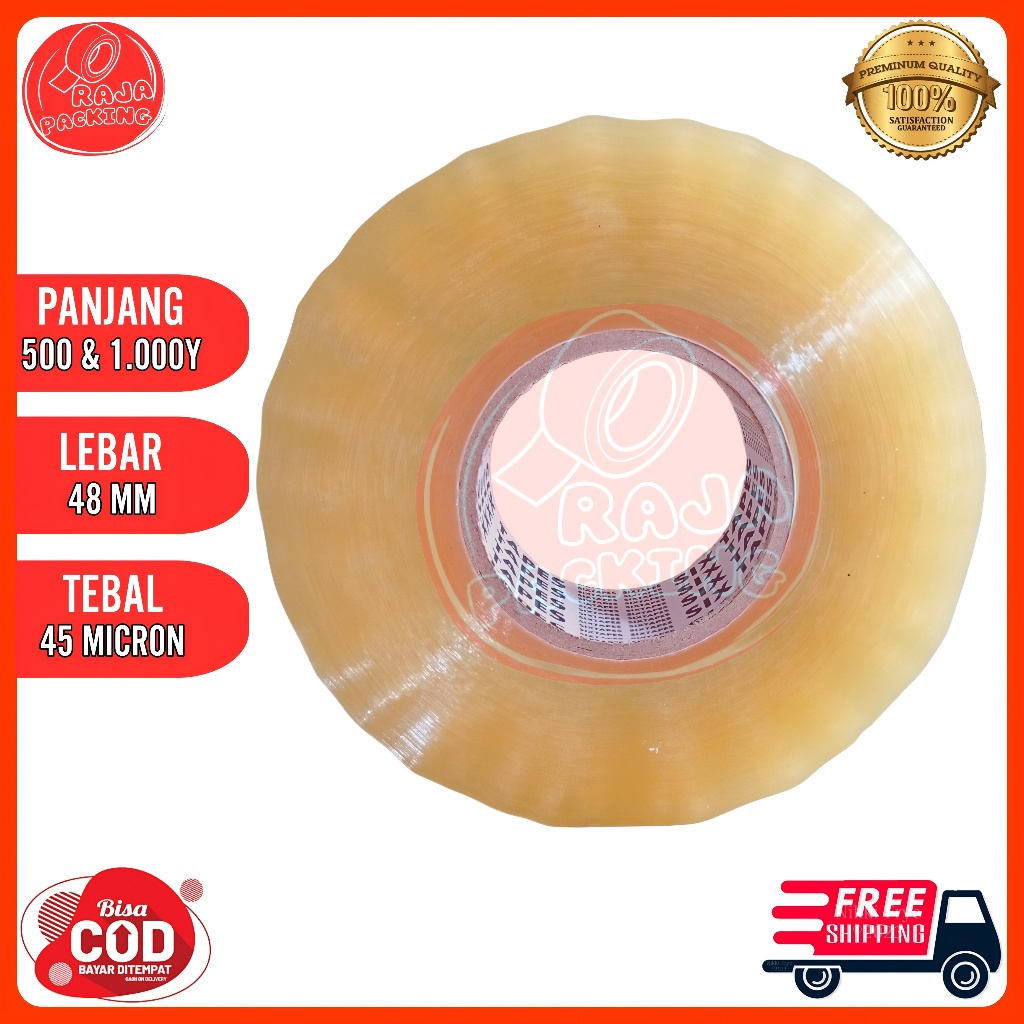 LAKBAN SUPER JUMBO 1000 YARD FULL X 48MM | LAKBAN BENING JUMBO 2" X 500 METER