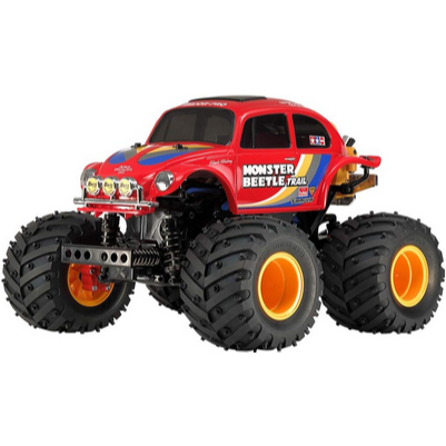 Tamiya 58672 RC Monster Beetle Trail 4x4 Kit, with Gf-01TR Chassis