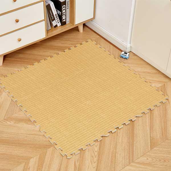 BONBOX BMP40 Matras Puzzle Alas Lantai Tebal 30x30CM Karpet Playmat - - Hijau