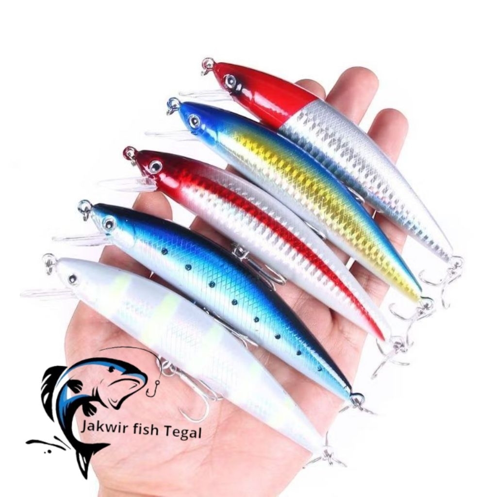 Lure Minnow Sinking 40gr 12cm umpan casting