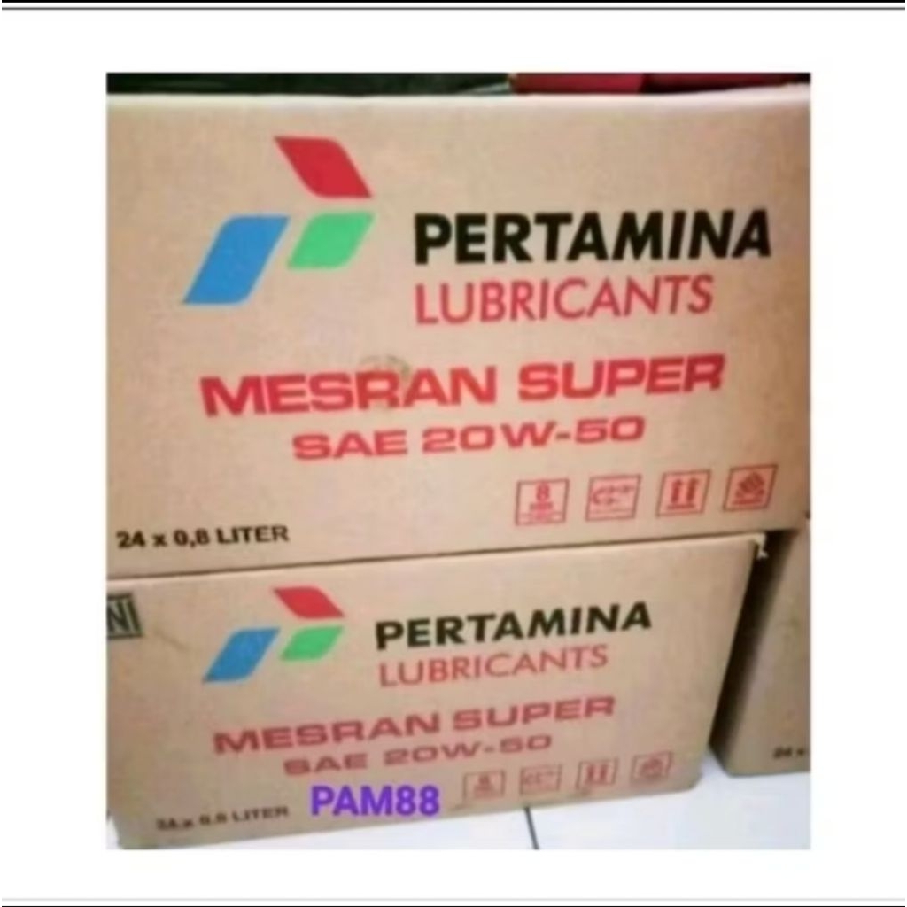 Oli Mesran super 800 ml...1 dus = 20 btl.