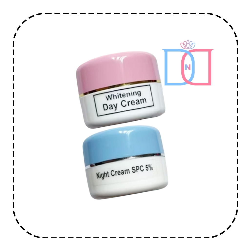 Farma WDC 5% Krim Siang & Malam Pembersih Memutihkan Kulit Wajah