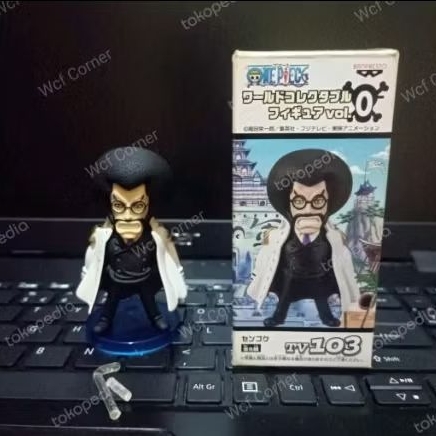 wcf sengoku marine BIB kondisi sesuai foto minus tiang jubah menguning tulisan di jubah pudar