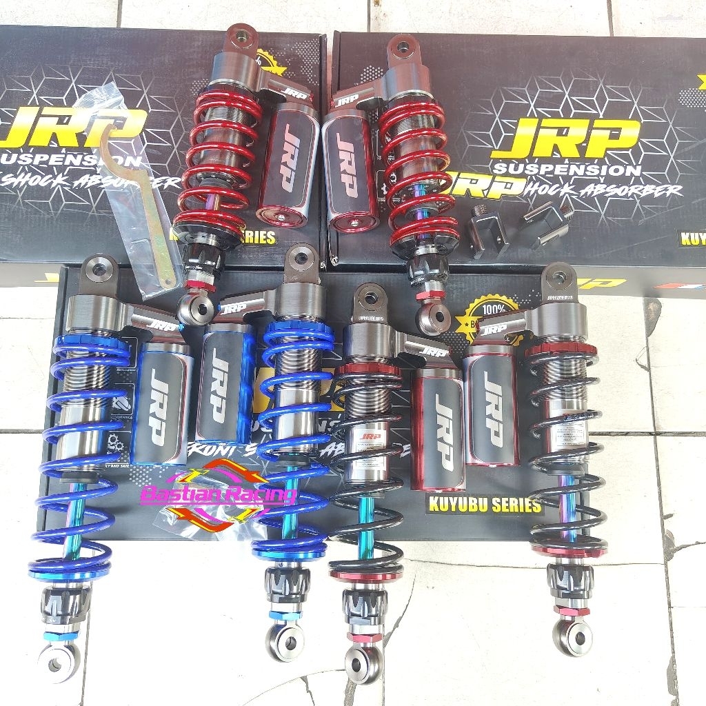 SHOCKBREAKER JRP KUYUBU SHOCK BELAKANG KLIK REBOUND FUNGSI 280 MM 320 MM 340 MM RX KING JUPITER Z SU