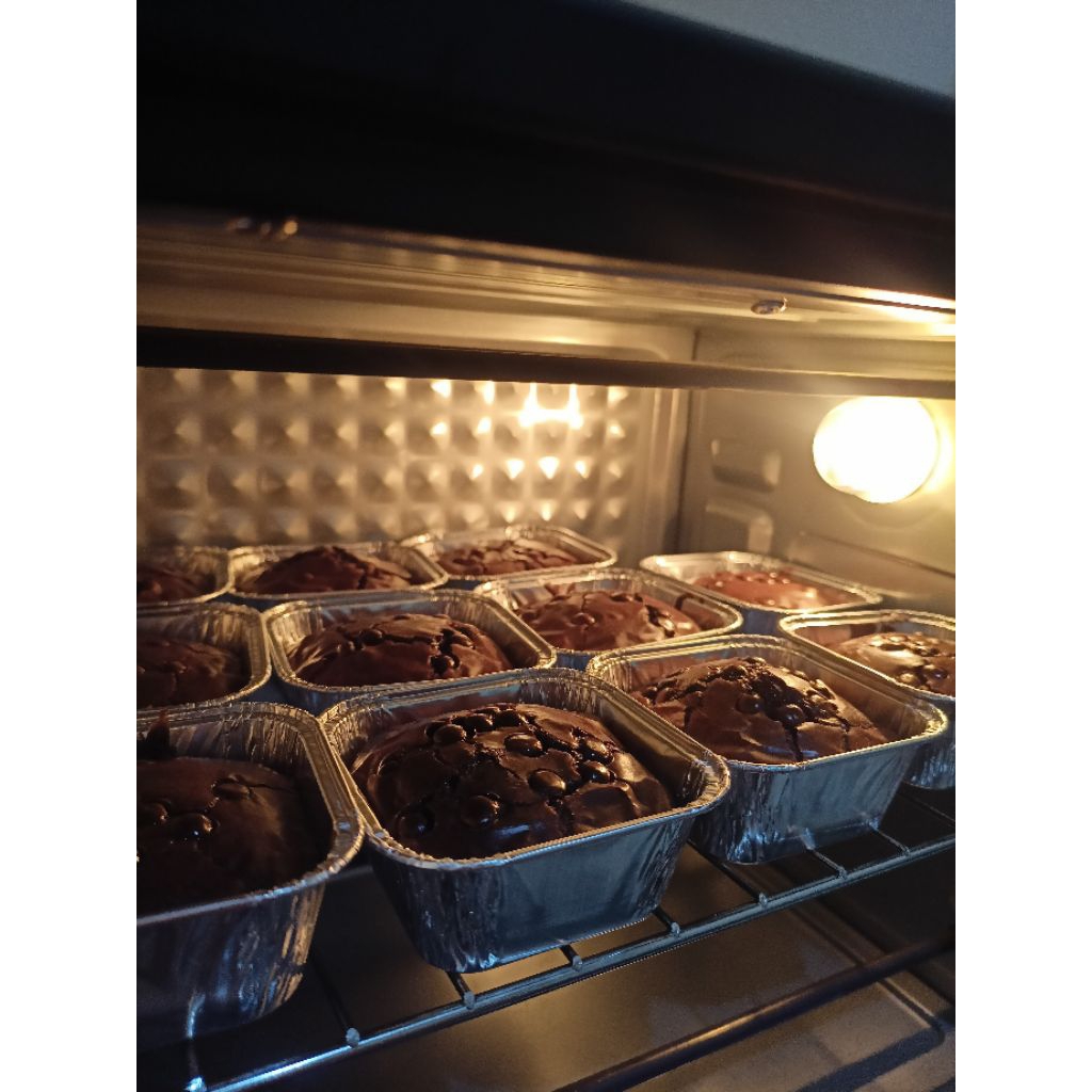 Brownies panggang cup mini
