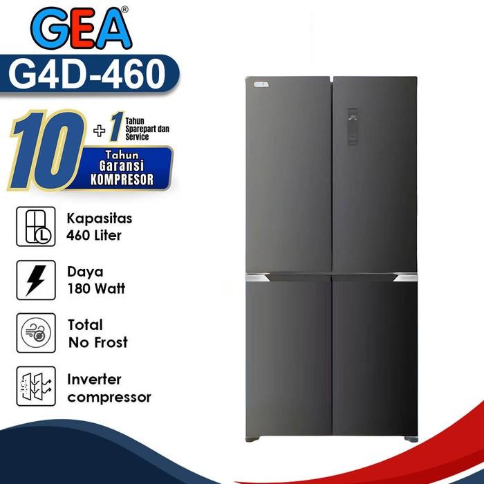 GEA Kulkas 4 pintu 460 liter G4D-460