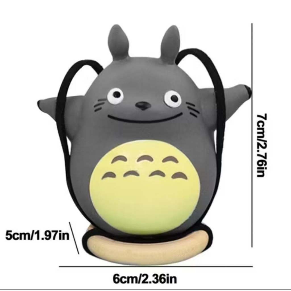 figure totoro liontin totoro hiasa dasboard mobil totoro
