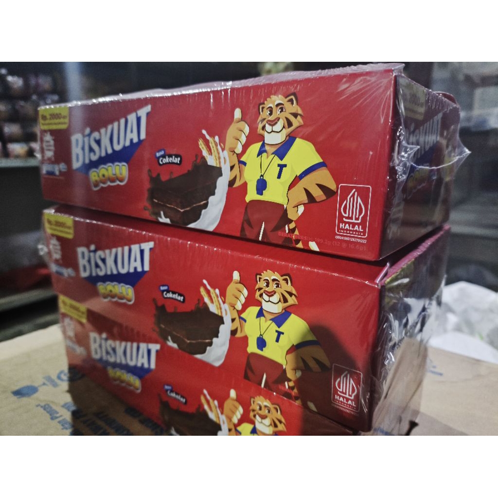 Biskuat Bolu Rasa Coklat Isi 12pcs