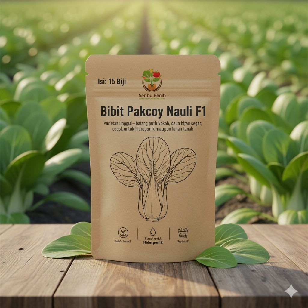 Bibit Sawi Pakcoy Nauli F1/Benih Sawi/Bibit Pakcoy/benih Sawi Pakcoy
