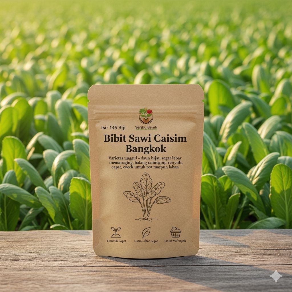 Bibit Sawi Caisim Bangkok/Bibit Sawi/Benih Sawil/Benih Caisim