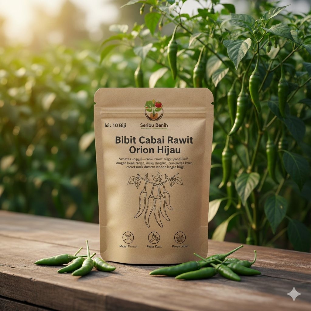 Cabai Rawit Orion Hijau/Cabai Rawit Orion/Bibit Cabai/Benih Cabe