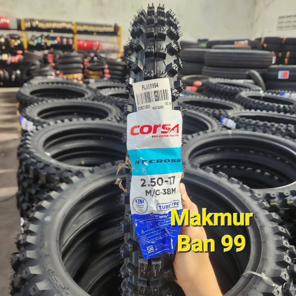 Ban Luar Corsa 250 17 MT Cross Tubetype